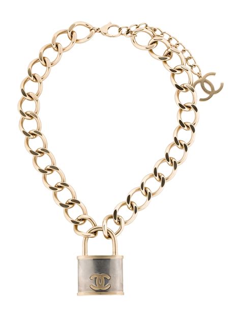 chanel padlock necklace|chanel necklace price list.